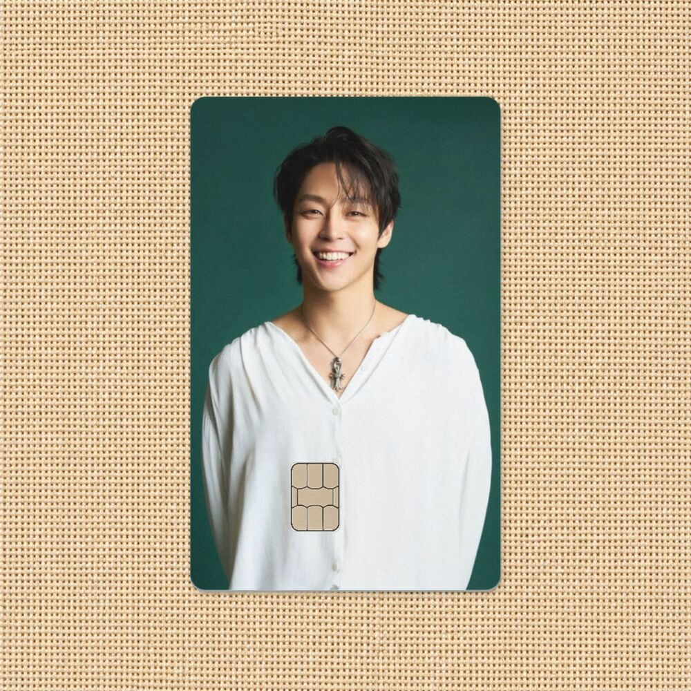 The Rose Kim Woo-sung Credit Card Skin Sticker Male Singer Debit Card Cover